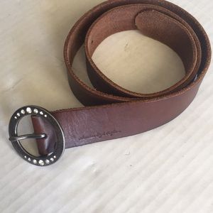 American eagle brown leather belt